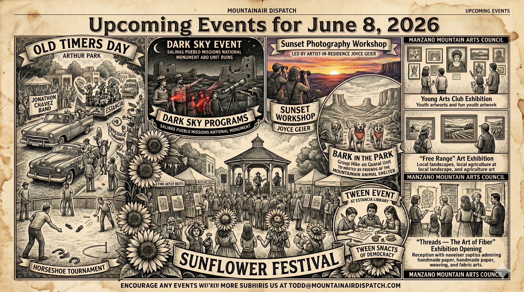 Upcoming Events for June 8, 2026