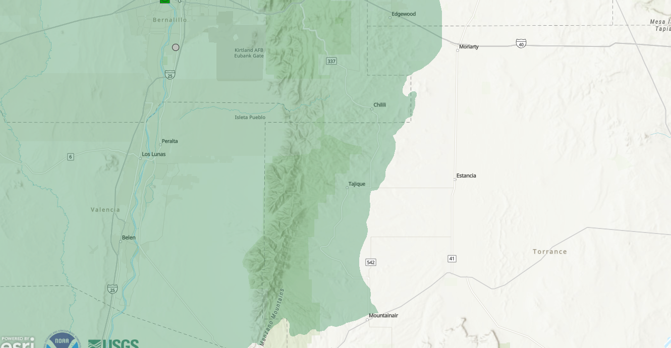 Flood Watch in Effect Through Late Tonight; Heavy Rainfall Could Impact Land Grant Communities