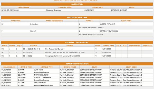 Alleged Gustin's Hardware Thief Arraigned