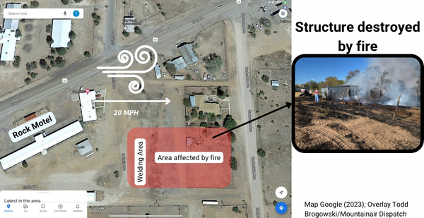 Mountainair Blaze Destroys Garage