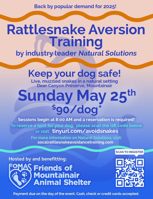 Rattlesnake Aversion Training