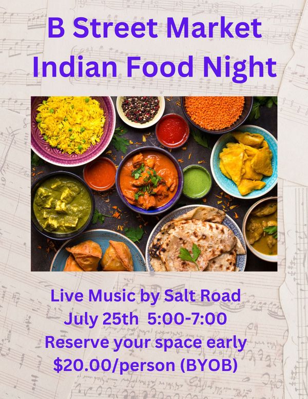 B Street Market's Indian Food Night