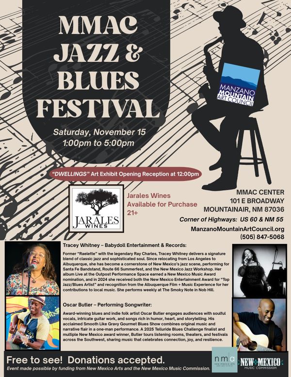 MMAC Jazz & Blues Festival Set for November 15