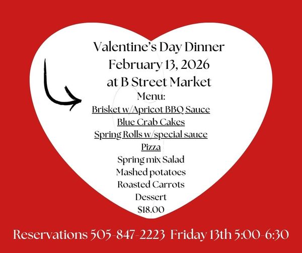 Valentine's Dinner at B Street Market