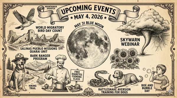 Upcoming Events for Monday, May 4, 2026