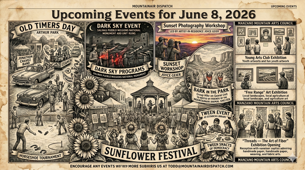 Upcoming Events for June 8, 2026