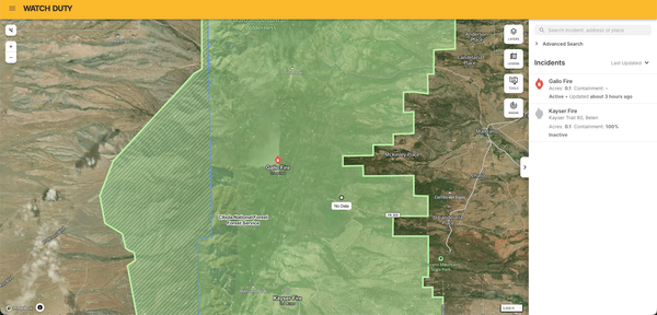 Lightning Sparks Gallo Fire in Manzano Mountain Wilderness