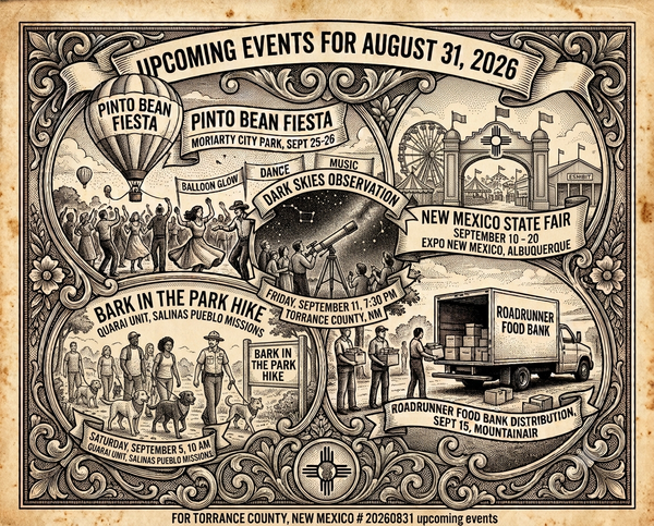 Upcoming Events for August 31, 2026