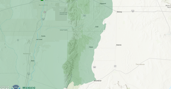 Flood Watch in Effect Through Late Tonight; Heavy Rainfall Could Impact Land Grant Communities