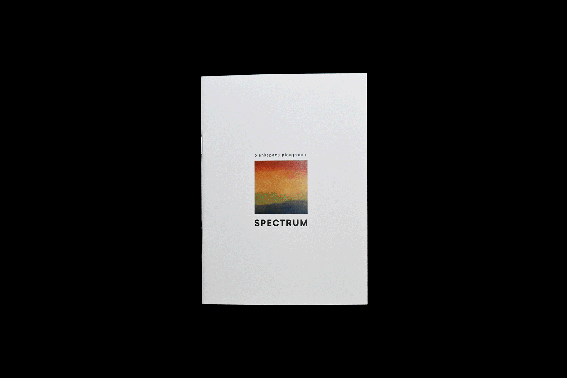zine spread preview gif of 'spectrum'