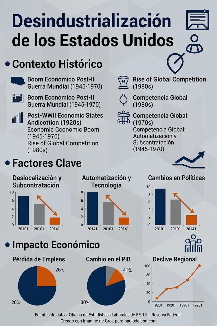 La desindustrialización de EEUU