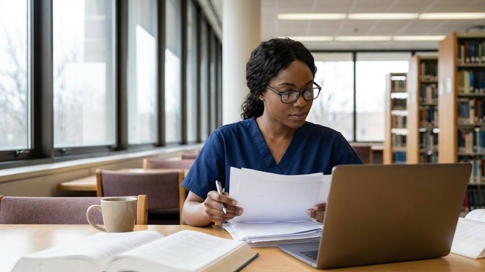 ICU nurse preparing and improving CRNA school application