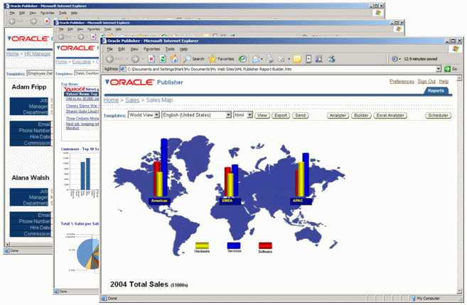 XML Publisher 5.6 Screenshots