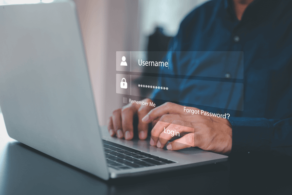 Login screen graphic