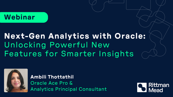 Webinar | Next-Gen Analytics with Oracle: Unlocking Powerful New Features for Smarter Insights