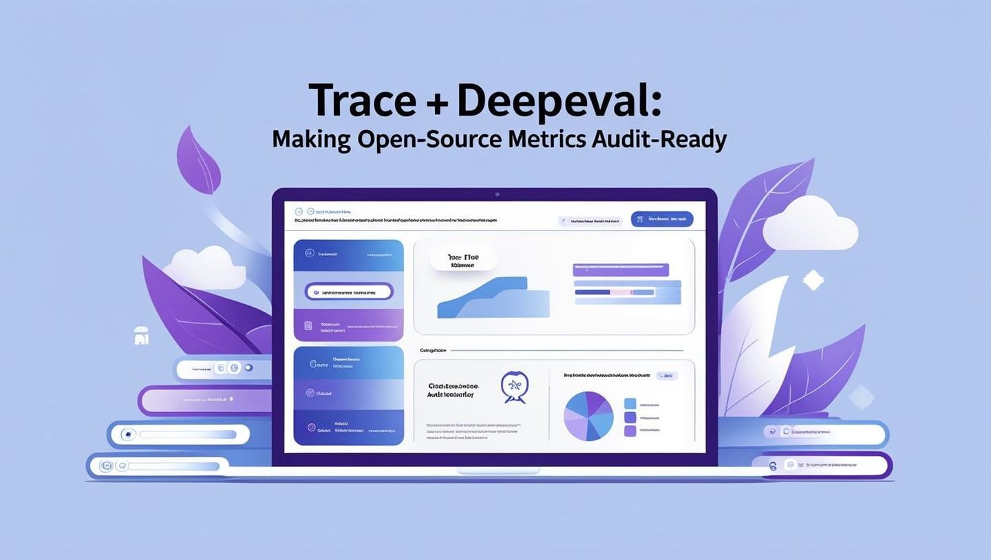 TRACE + Deepeval: Making Open-Source Metrics Audit-Ready