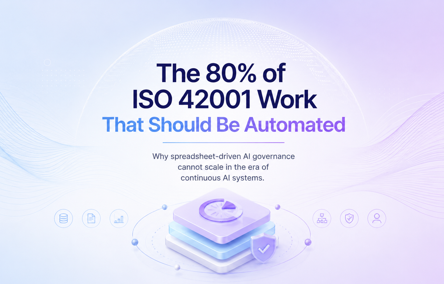 The 80% of ISO 42001 Work That Should Be Automated