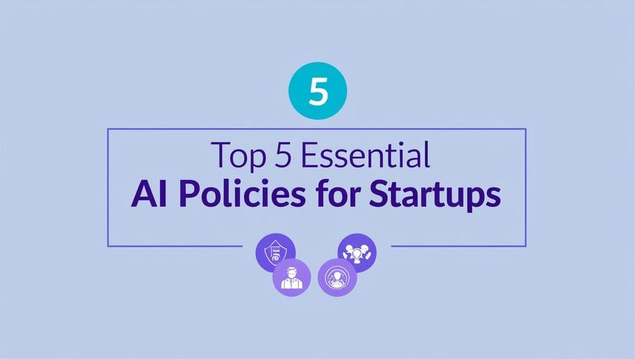 Top 5 AI Policies Every Startup Should Have — A Founder’s Field Guide
