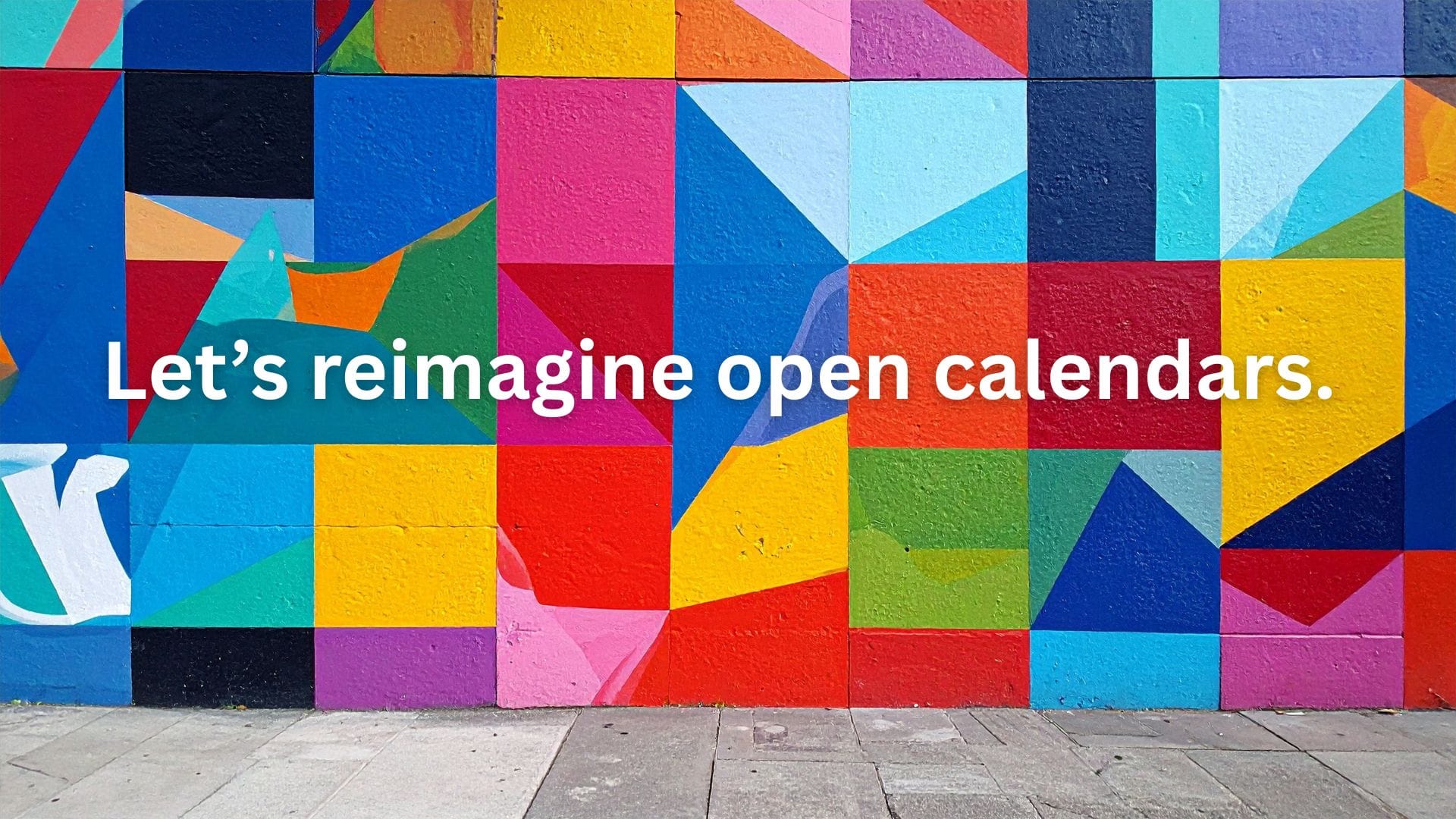 Open Calendars for Open Spaces