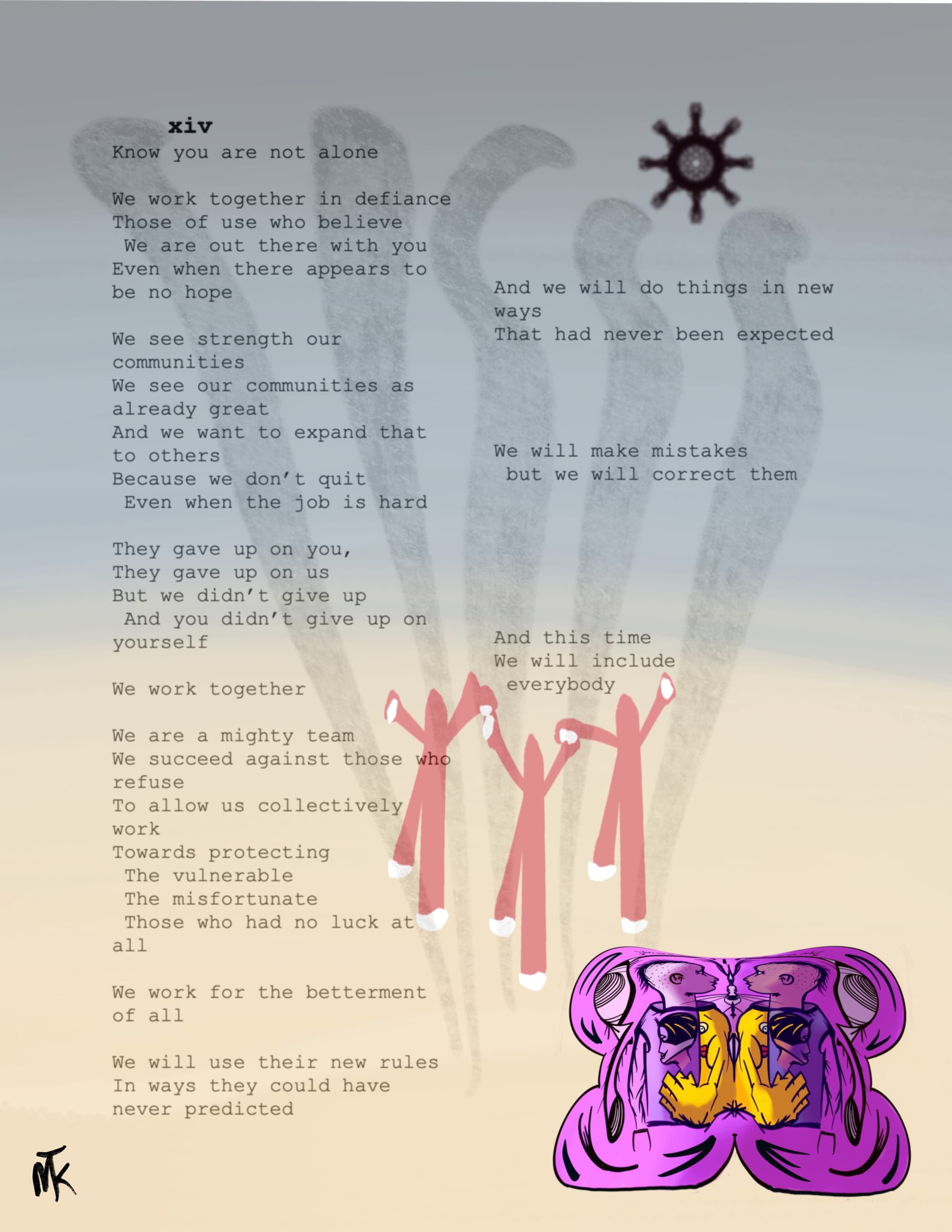 Text of Captain and Shepherd stanza 14 with some minor visuals