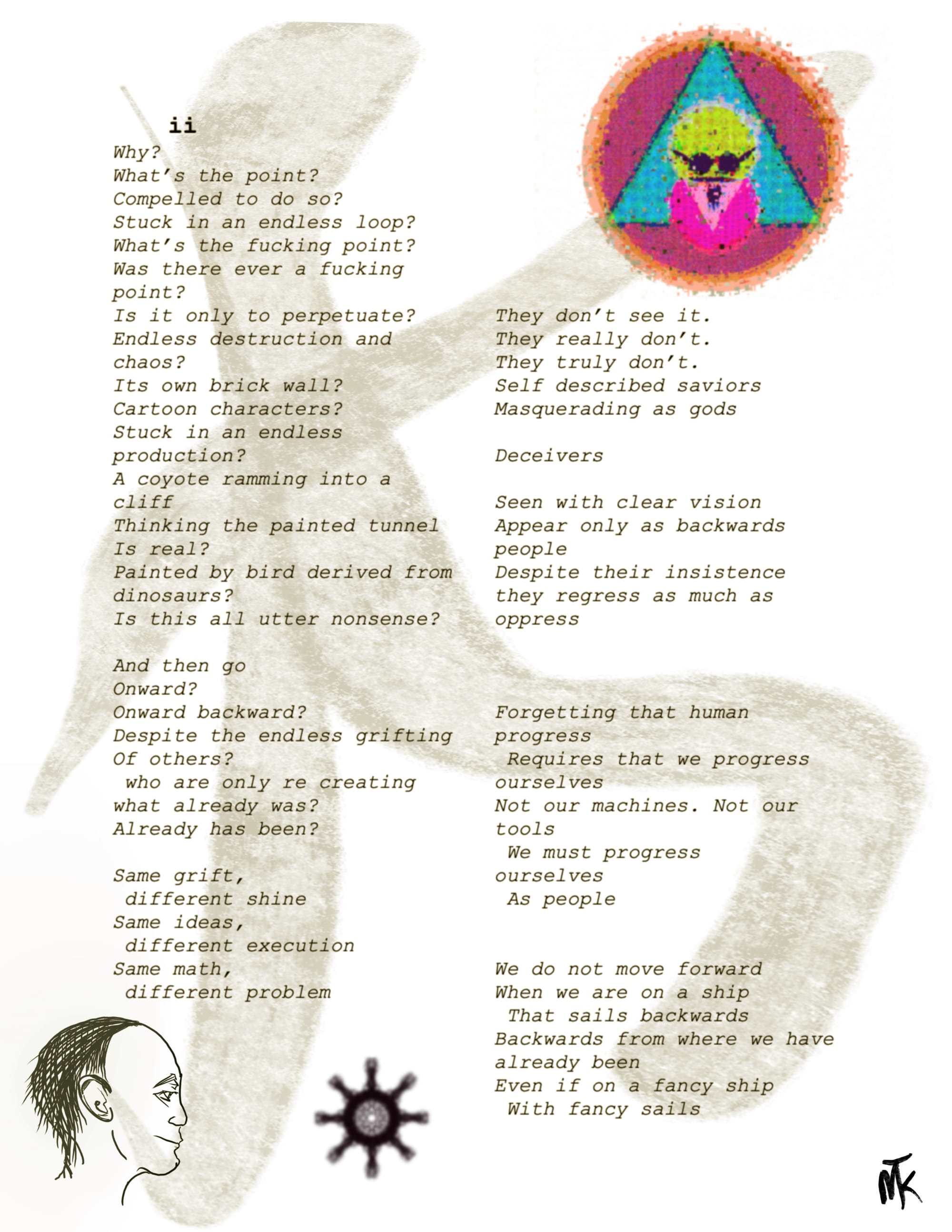 Text of Captain and Shepherd stanza 2 with some minor visuals