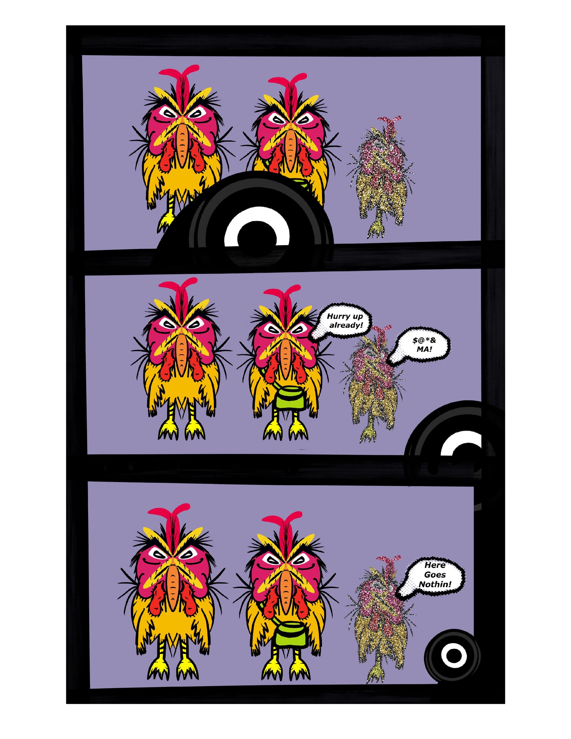 Itsa Chick page 5 (chicks and parasites)