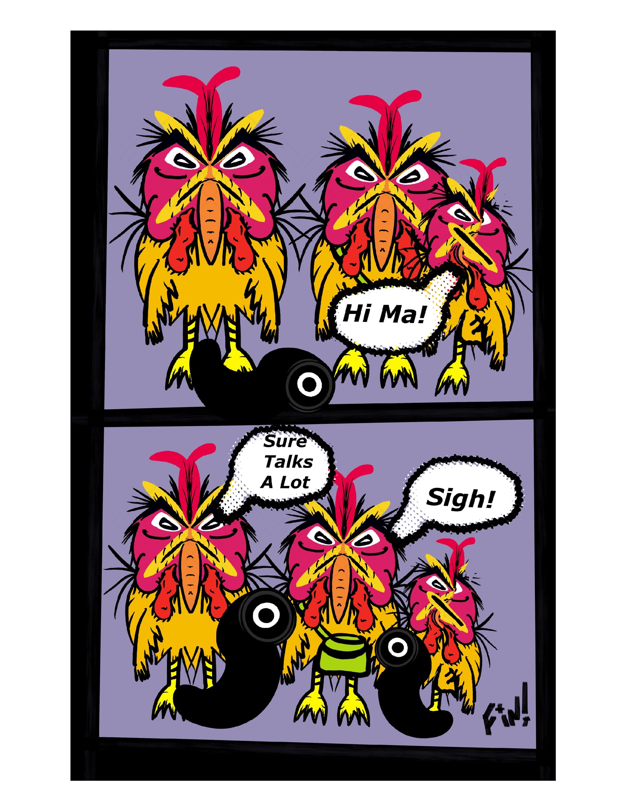 Itsa Chick page 8 (chicks and parasites)