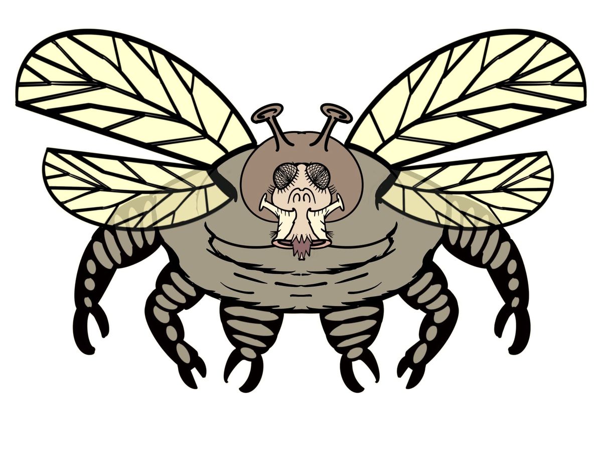 A grotesque parasitical creature...