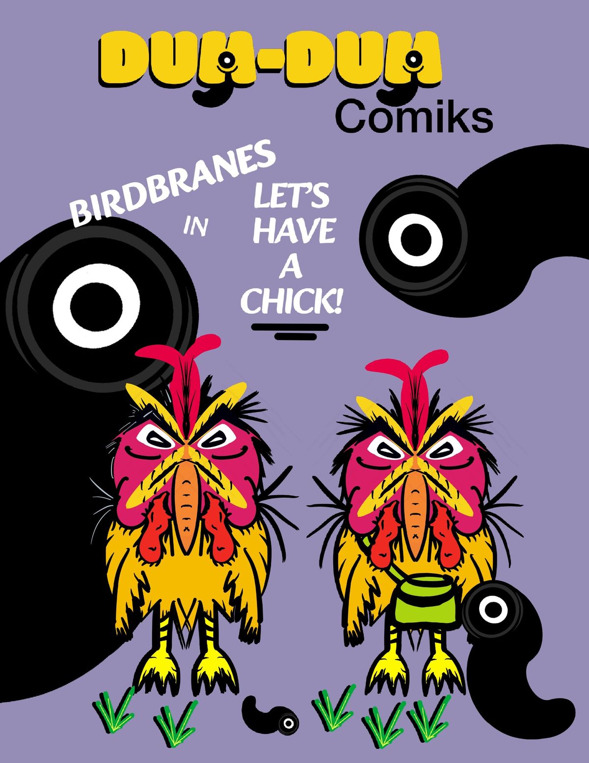 Itsa Chick Cover (chicks and parasites)