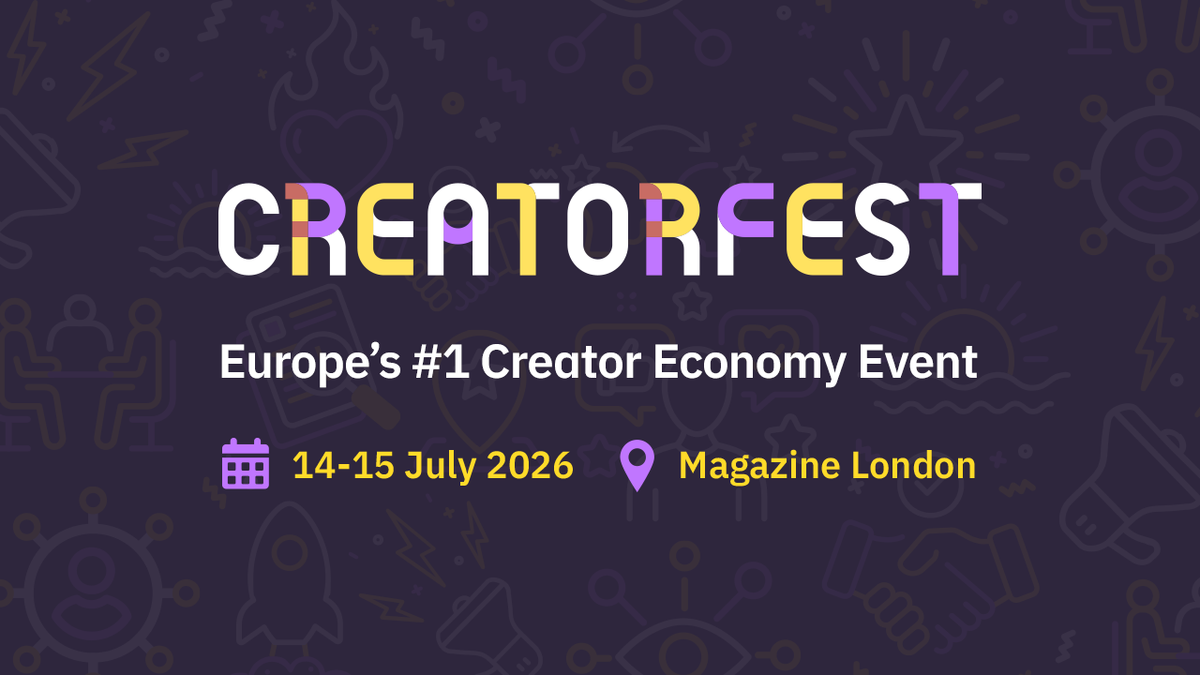 CreatorFest 2026 Tickets Are On Sale Now! Post feature image