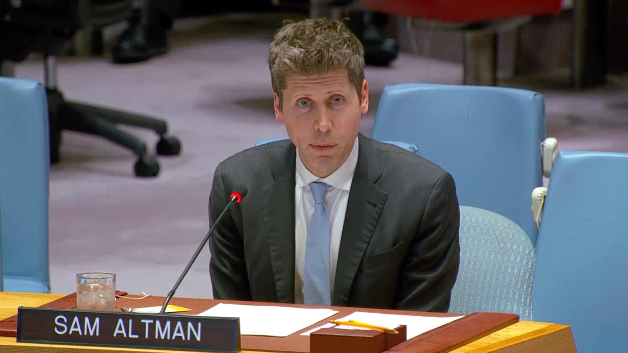 Sam Altman at the United Nations Security Council