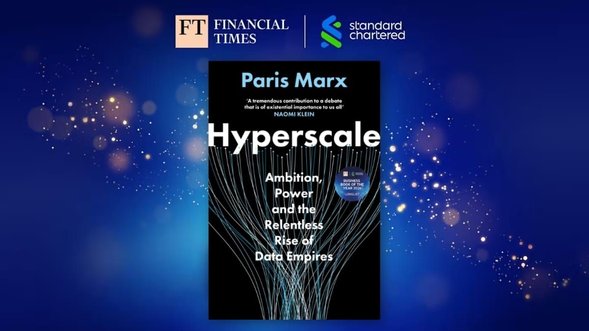 UK cover of Hyperscale with the FT and Standard Chartered logos above it