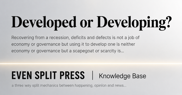Developed or Developing?