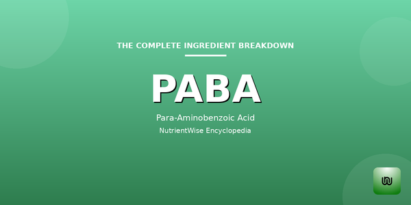 The Complete Ingredient Breakdown: PABA