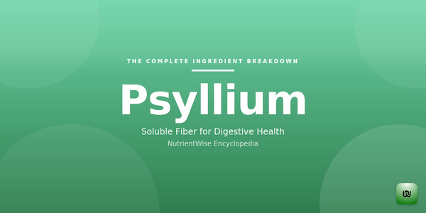 The Complete Ingredient Breakdown: Psyllium
