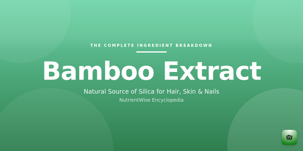 The Complete Ingredient Breakdown: Bamboo Extract