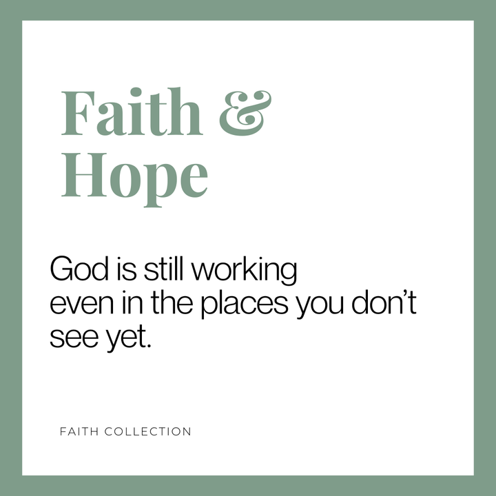 Faith & Encouragement