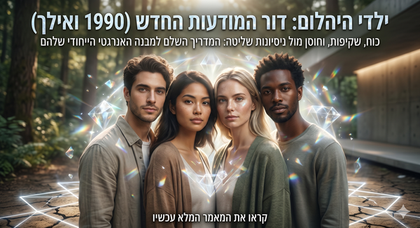 "שקיפות מול שליטה: המדריך השלם להבנת ילדי היהלום של העידן החדש."