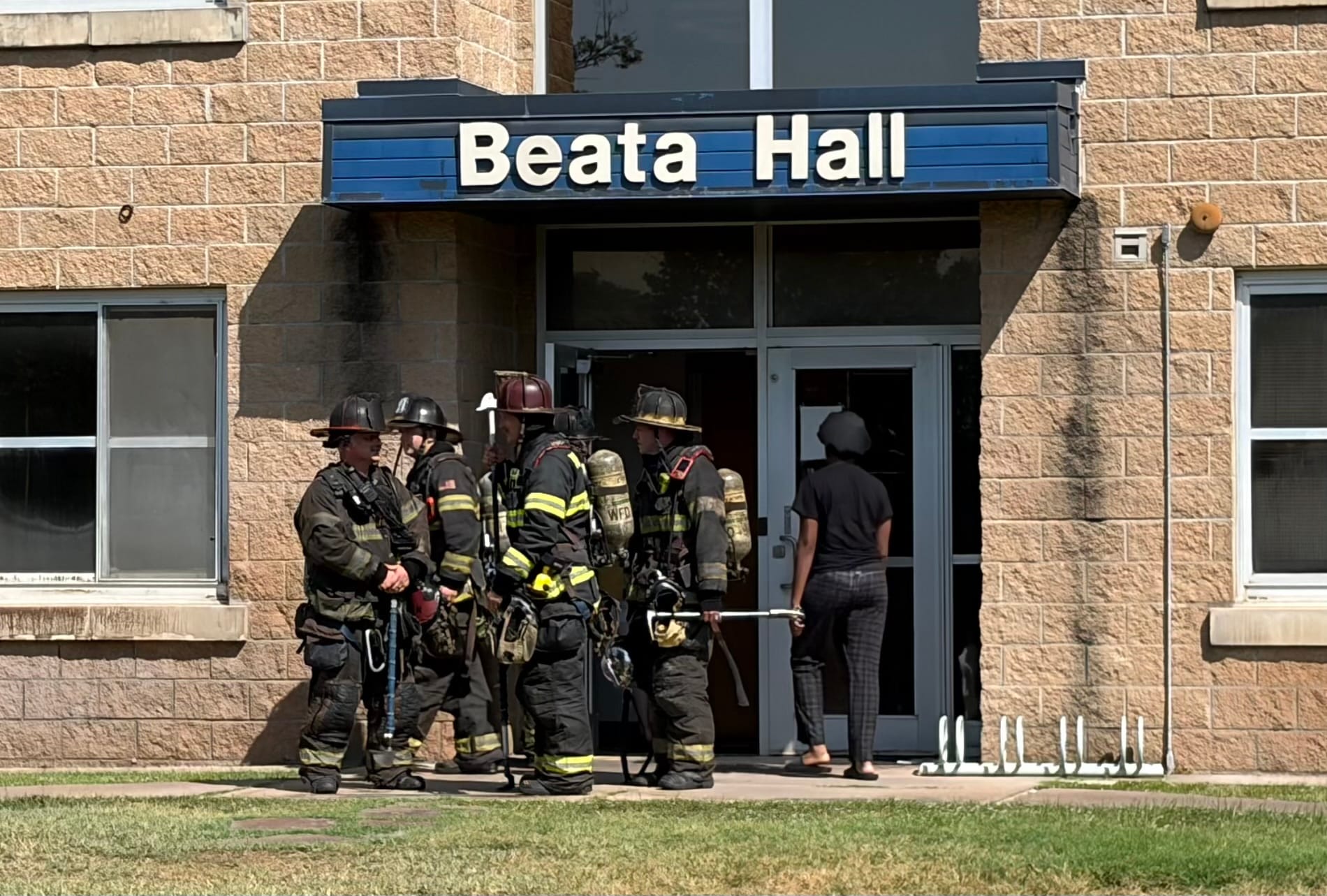 Fire department responds to waffle emergency