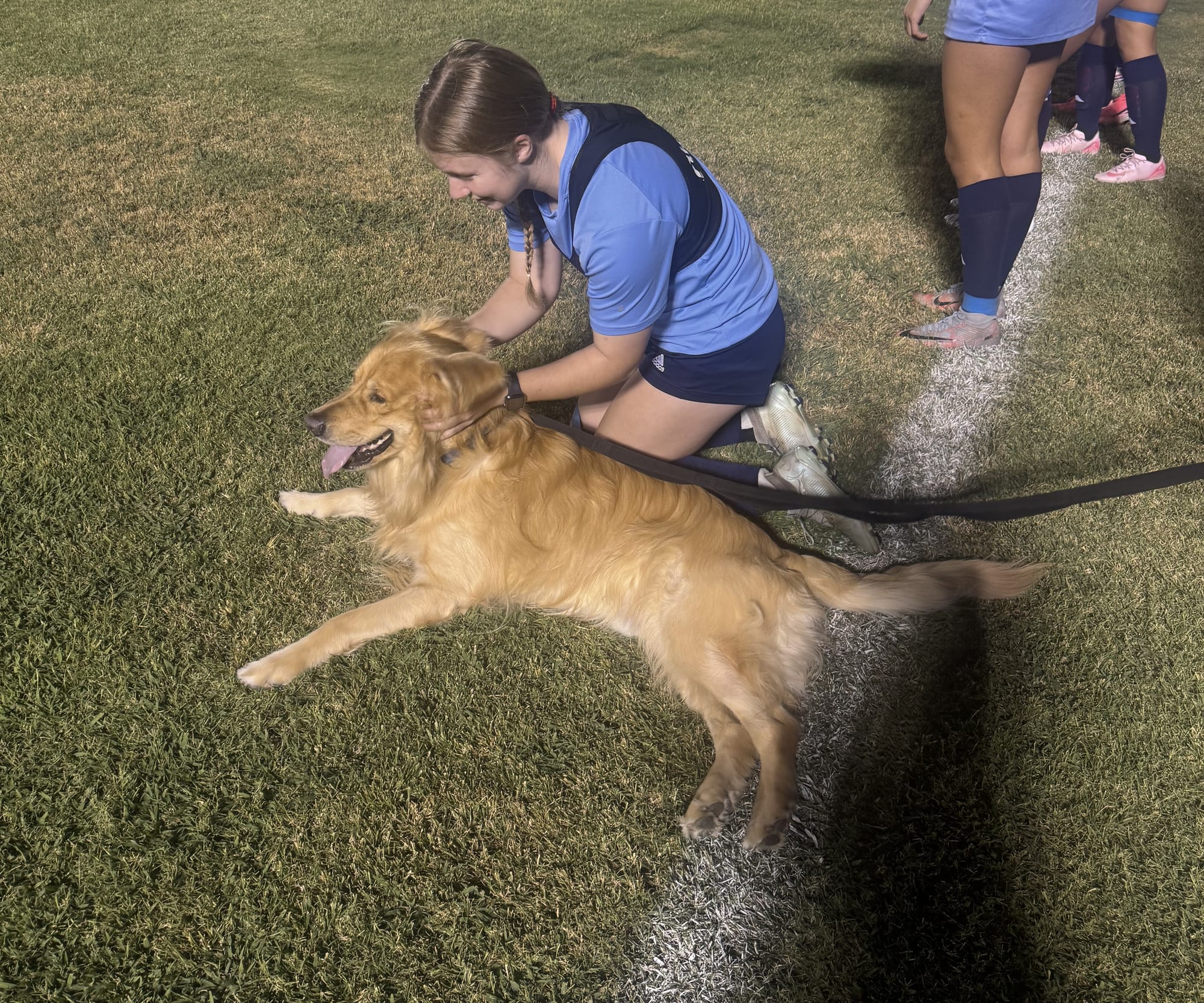 Meet the women’s soccer team’s ‘director of pawsitivity’