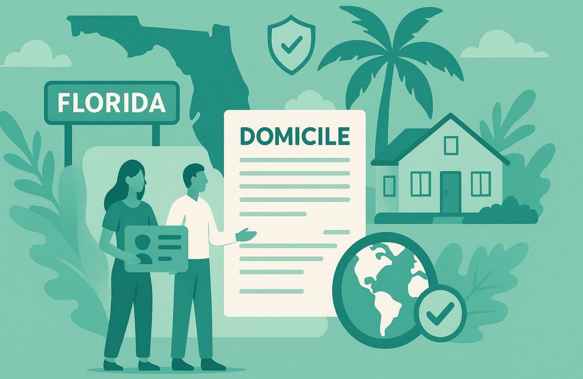 How to become a Florida resident without living there?