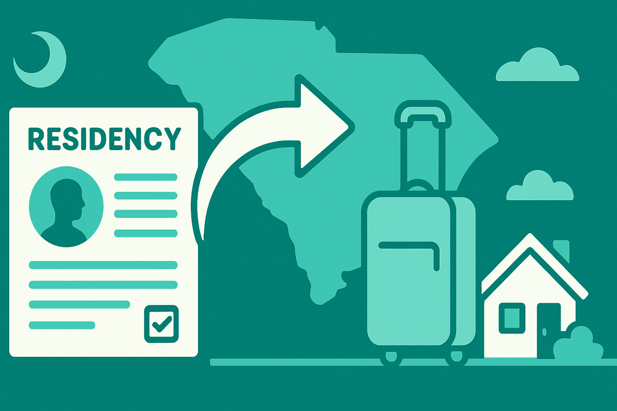 How to leave South Carolina residency?