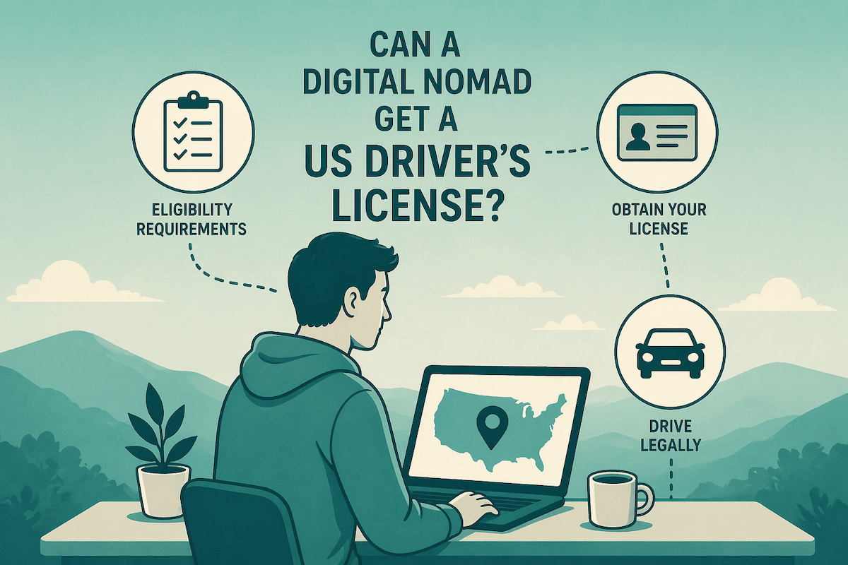can a digital nomad get driver license