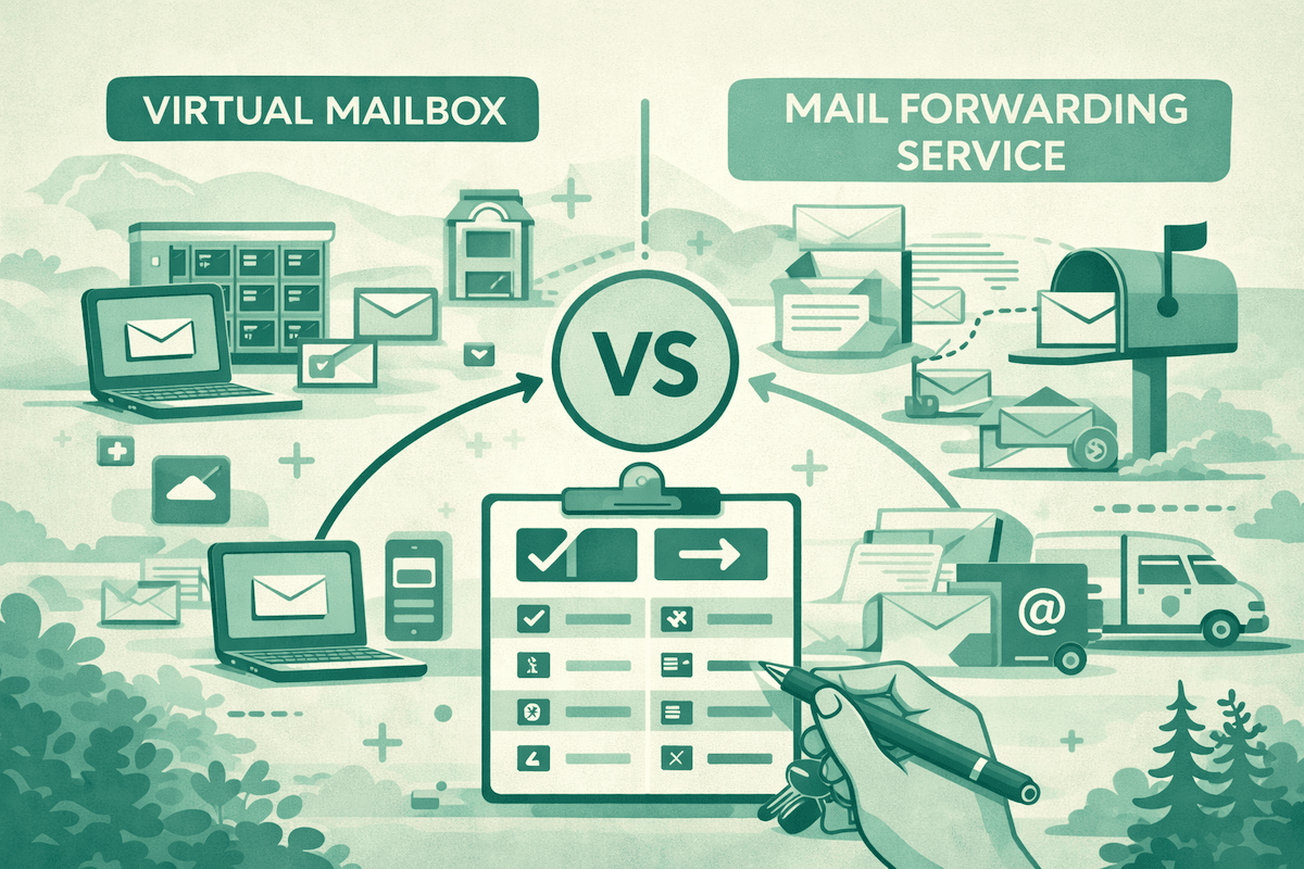 Virtual mailbox vs. mail forwarding service: what’s the actual difference?
