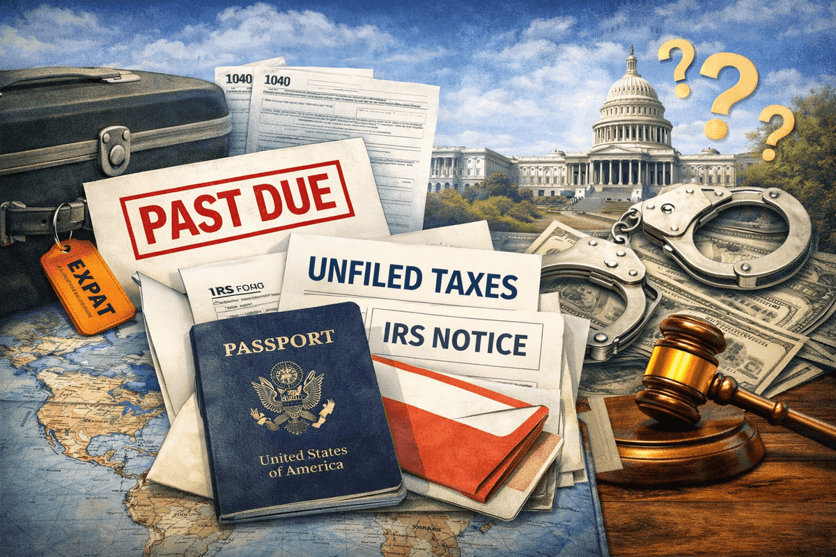 What happens if you don't file US taxes while living abroad