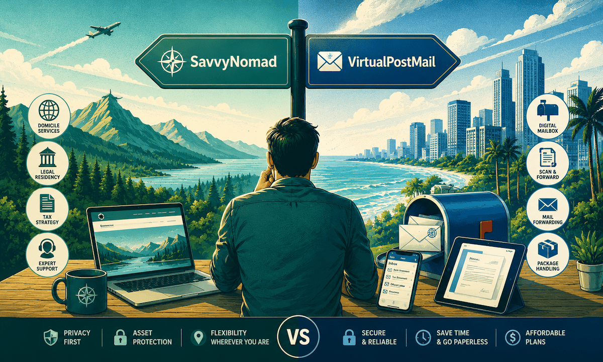 SavvyNomad vs VirtualPostMail: The Complete Comparison for Expats