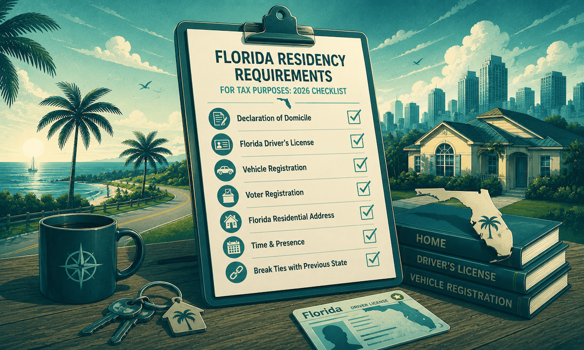 Florida residency requirements for tax purposes: 2026 checklist