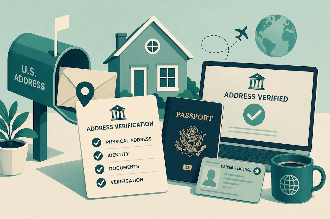 Physical address verification for US banks: a guide for expats & nomads