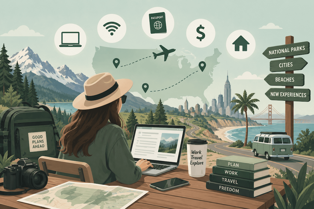 How to be a digital nomad in the US: a complete guide for Americans