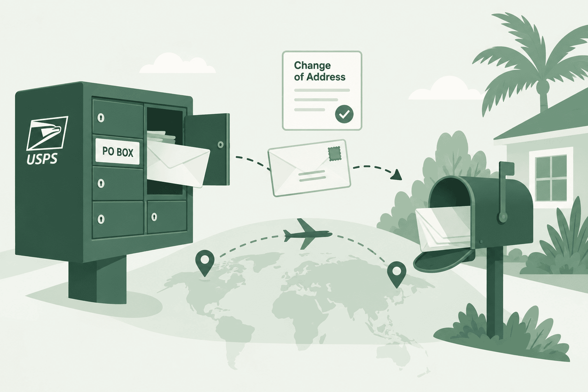 Can you forward mail from a P.O. Box? How USPS forwarding works